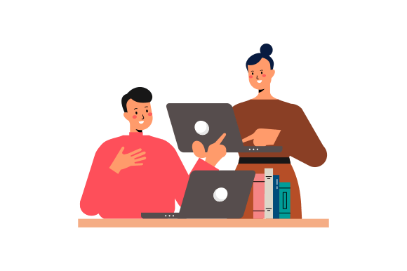 Download Business Discussion Concept Flat Design - Sign Collection