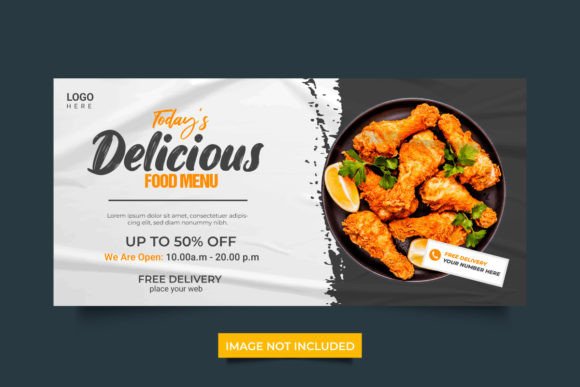 Download Food Web Banner Template Design - Sign Collection