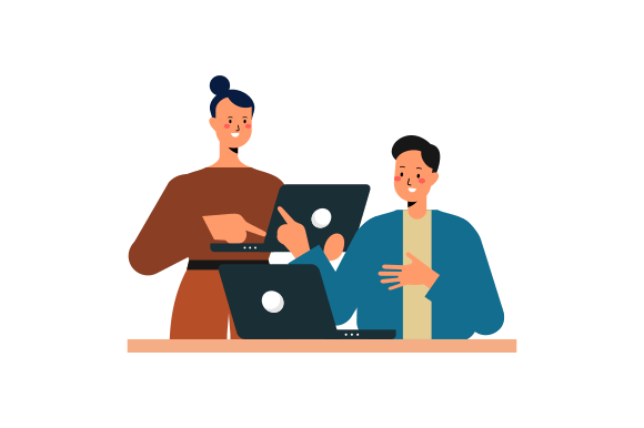 Download Business Discussion Concept Flat Design - Sign Collection