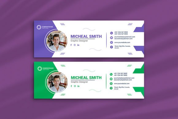 Download Business Email Signature Template - Sign Collection
