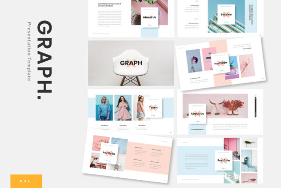 Download Graph Portfolio GoogleSlide Presentation - Presentation Collection