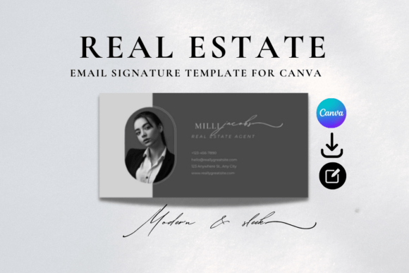 Download Real Estate Email Signature Template - Sign Collection