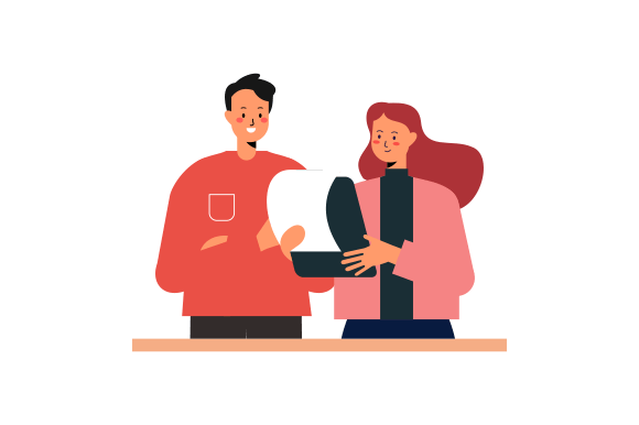Download Business Discussion Concept Flat Design - Sign Collection
