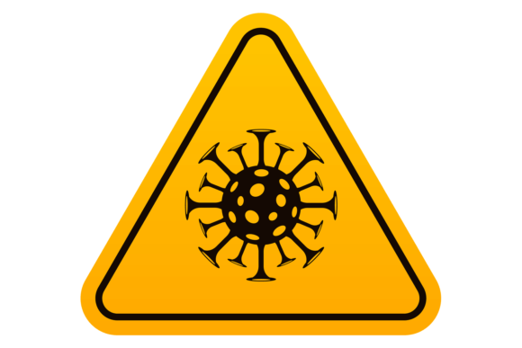 Download Virus Danger Sign. Epidemic Warning Yell - Sign Collection
