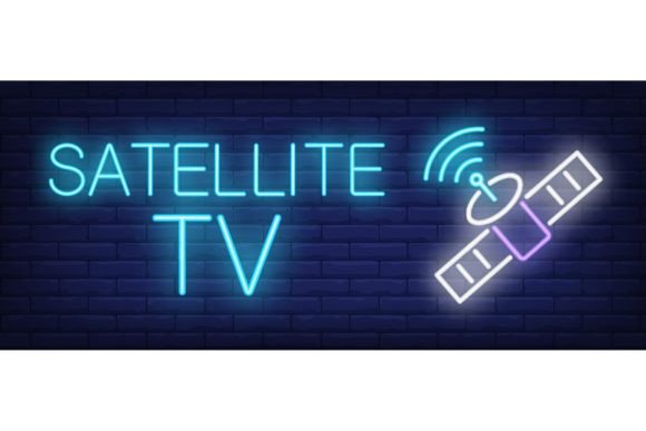 Download Satellite Tv Neon Sign. Satellite and Si - Sign Collection