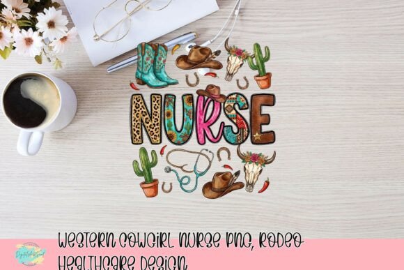 Download Western Cowgirl Nurse PNG, Rodeo Healthcare Design - Sign Collection