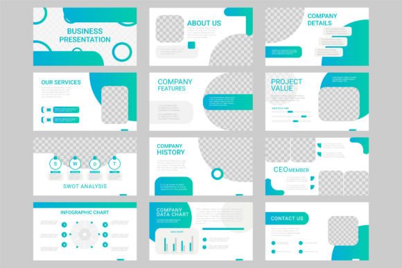 Download Green Abstract Presentation Templates. - Presentation Collection