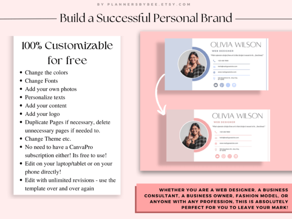 Download Modern Email Signature Template Canva - Sign Collection