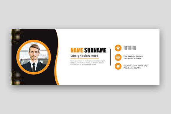 Download Business Email Signature Template Design - Sign Collection