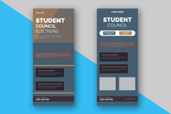 Download Student Council Roll Up Banner Design - Sign Collection