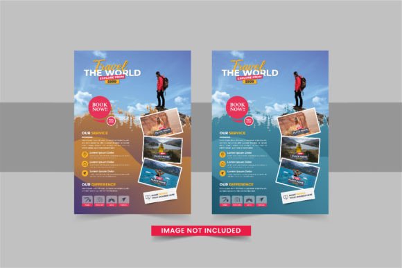 Download Travel Flyer or Poster Design Template - Sign Collection