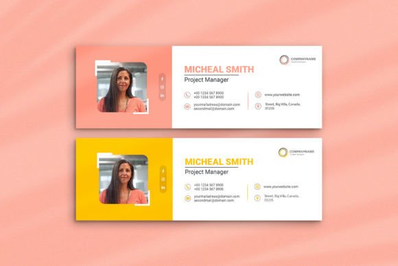 Download Business Email Signature Template - Sign Collection