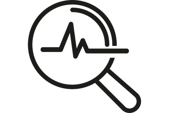 Download Signal Analysis Line Icon. Information, - Sign Collection