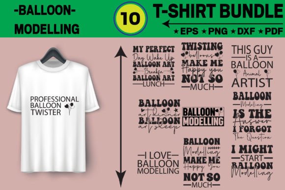 Download Balloon Modelling  T-shirt DesignBundle - Sign Collection