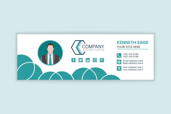 Download Modern Business Email Signature Template - Sign Collection