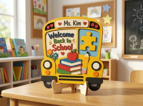 Download Back to School Stand Sign Custom - Sign Collection
