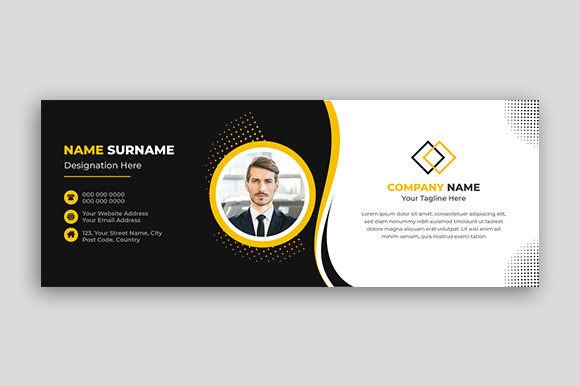 Download Business Email Signature Template Design - Sign Collection