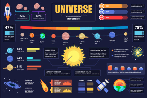 Download Universe Infographic Design Template - Sign Collection