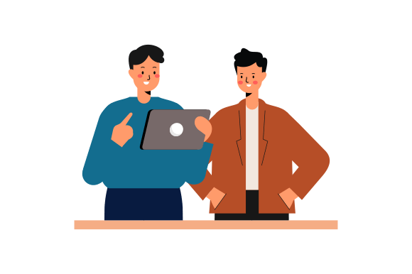 Download Business Discussion Concept Flat Design - Sign Collection