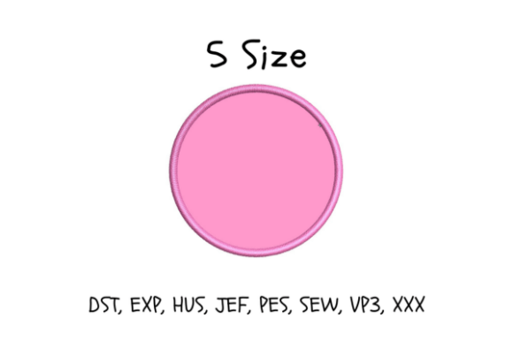 Download Circle Applique Embroidery Design - Sign Collection