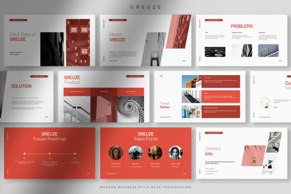 Download Modern Business Pitch Deck Presentation - Presentation Collection