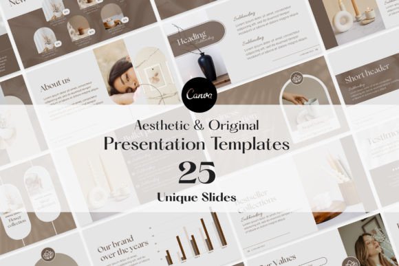 Download Aesthetic Brown Presentation Templates - Presentation Collection